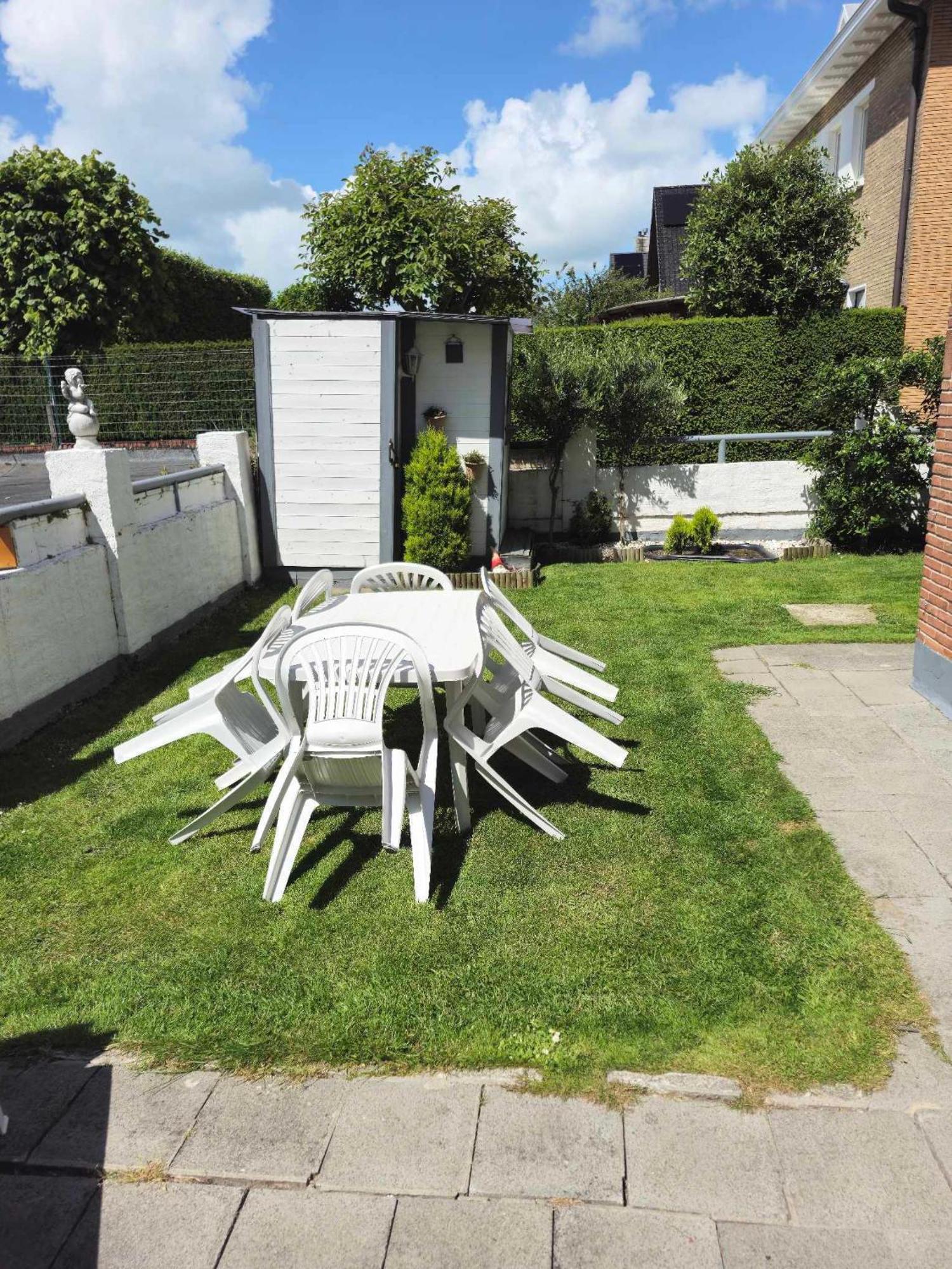 Ferienwohnung Le White Garden De Panne Exterior foto
